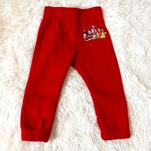 Disney Mickey Minnie Goofy Donald Daisy Pluto toddler sweat pants 18M months